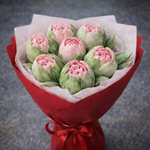 зефірні квіти на підставці