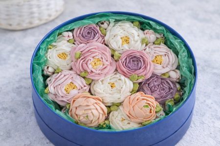 подарунок із зефірних квітів